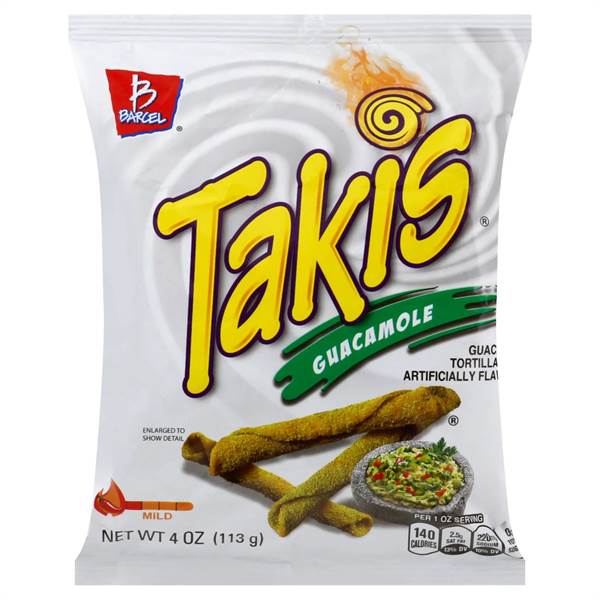 Barcel Takis Guacamole Tortilla Chips Imported